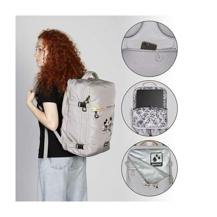 Karactermania Mochila Mercury Minnie Mouse Face 33 x23 x47 cm, Gran Capacidad, Compartimento Portátil 17", Bolsillo Impermeable 3 Karactermania Mochila Mercury Minnie Mouse Face 33 x23 x47 cm, Gran Capacidad, Compartimento Portátil 17", Bolsillo Impermeable 3
