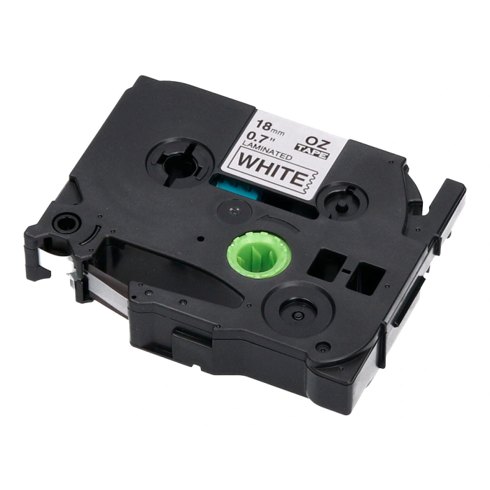 Q-connect TZE-241 Cinta Etiquetadora Compatible Brother Blanco-Negro 18mm 8 Metros Q-connect TZE-241 Cinta Etiquetadora Compatible Brother Blanco-Negro 18mm 8 Metros