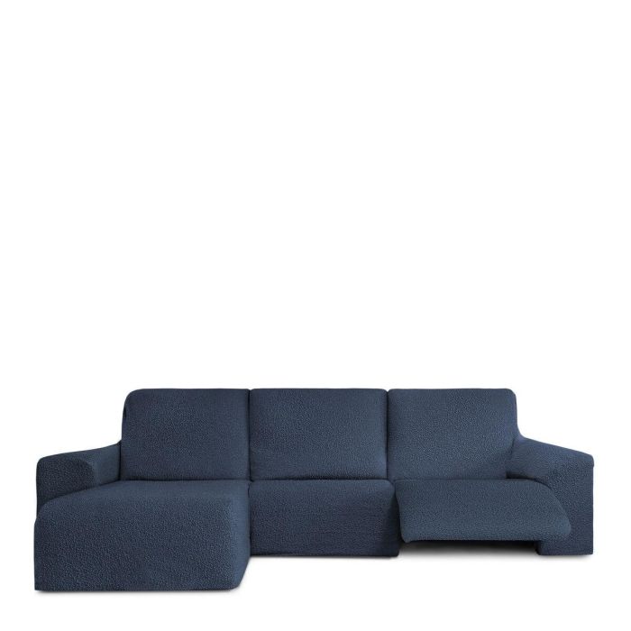 Funda para chaise longue de brazo corto izquierdo Eysa ROC Azul 120 x 120 x 360 cm