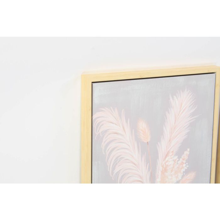 DKD Home Decor Cuadro Shabby Gris Beige 4 x 70 x 50 cm (2 Unidades) Lienzo Ps 1