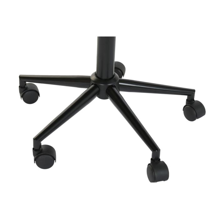 DKD Home Decor Silla de Oficina Marrón 54.5 x 78.5 x 44.5 cm Poliéster y Metal 3