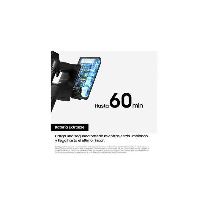 Aspirador Escoba con batería Samsung Jet 85 Digital Inverter/ 25.2V/ Autonomía 60 Min 3 Aspirador Escoba con batería Samsung Jet 85 Digital Inverter/ 25.2V/ Autonomía 60 Min 3