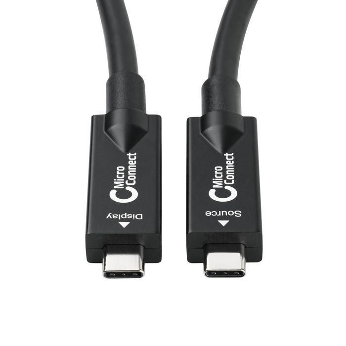 MicroConnect Premium Optic Fiber USB-C 3.2 Gen 1 60W, 10Gbps, 4K60Hz, 10m 1 MicroConnect Premium Optic Fiber USB-C 3.2 Gen 1 60W, 10Gbps, 4K60Hz, 10m 1