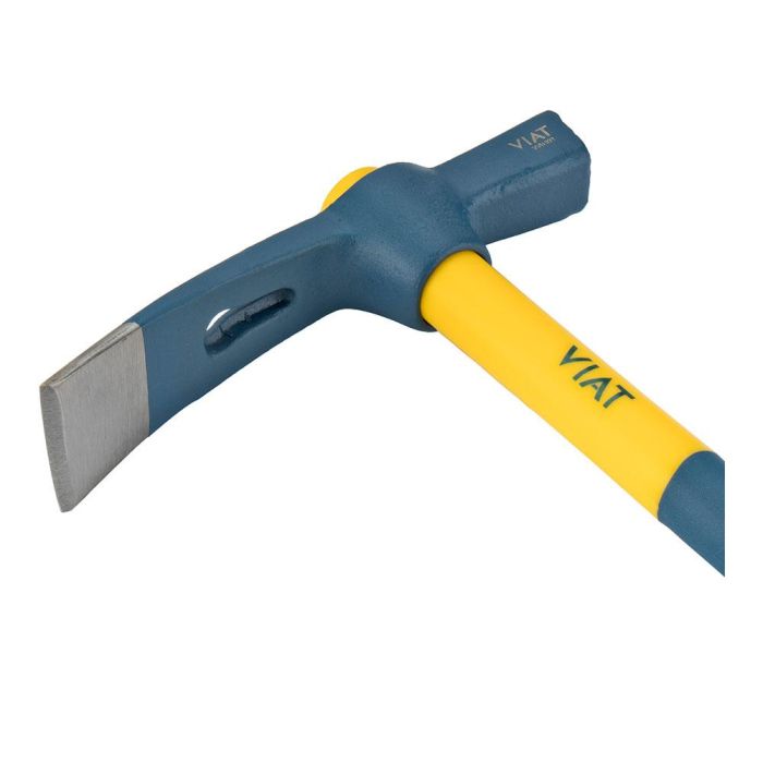 Viat Vt3081m Maceta española con mango de madera para abrir rozas, cabeza acero forjado, para demolición, rozas y golpeo, 130x270x45 mm, 1.22 kg 2