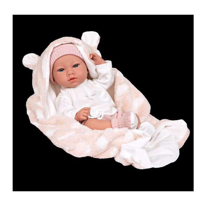 Muñeca elegance 38 cm aria rosa c/ manta (muñeco de peso) (cuerpo vinyl, sexo niña) 6 Muñeca elegance 38 cm aria rosa c/ manta (muñeco de peso) (cuerpo vinyl, sexo niña) 6