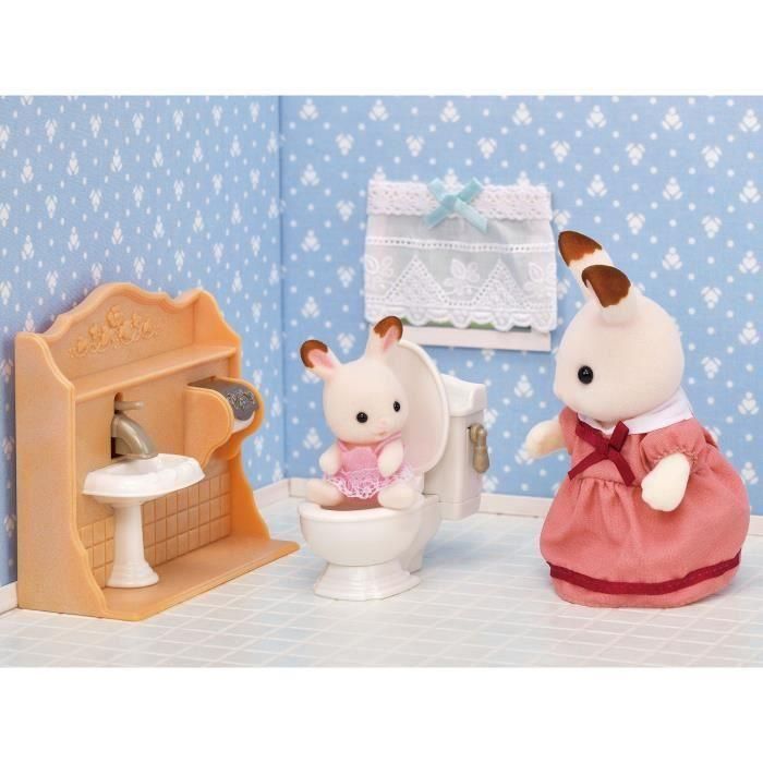 El acogedor conjunto de muebles de cabaña y mamán - Familias Sylvanian - 5449 - de 3 años 5