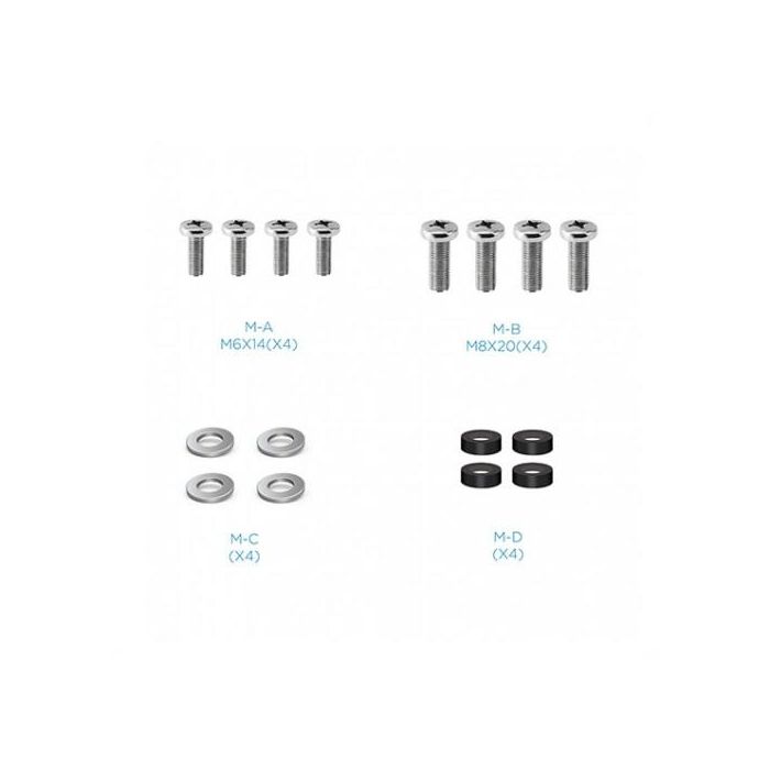 Tooq Soporte de Pared Giratorio para TV Monitor 23 a 55 Pulgadas LP2255TN-B Negro