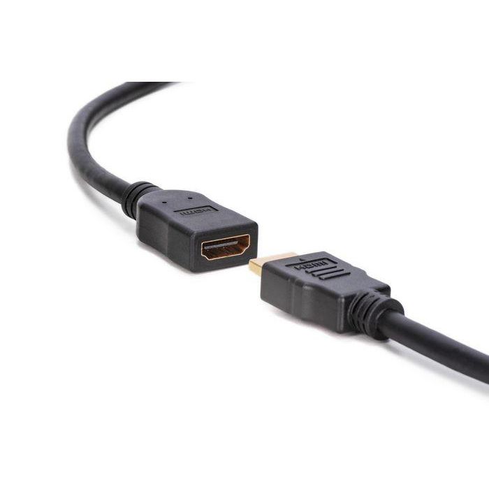 Digitus HDMI High Speed extension cable, type A M/F, 3.0m, w/Ethernet, UHD 4K@24Hz, gold, bl 3 Digitus HDMI High Speed extension cable, type A M/F, 3.0m, w/Ethernet, UHD 4K@24Hz, gold, bl 3