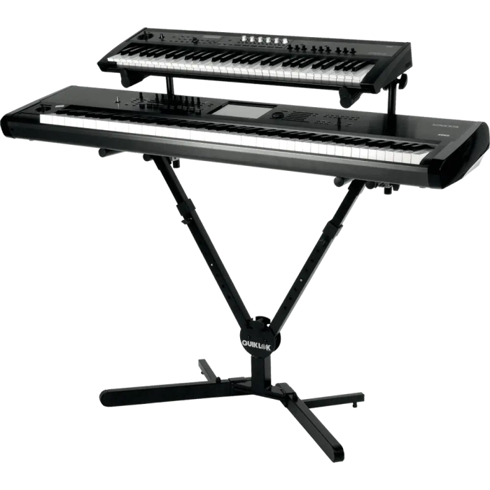 QUIKLOK Extensión Segundo Teclado Para Soporte QLY40 Negro Acero 1 QUIKLOK Extensión Segundo Teclado Para Soporte QLY40 Negro Acero 1