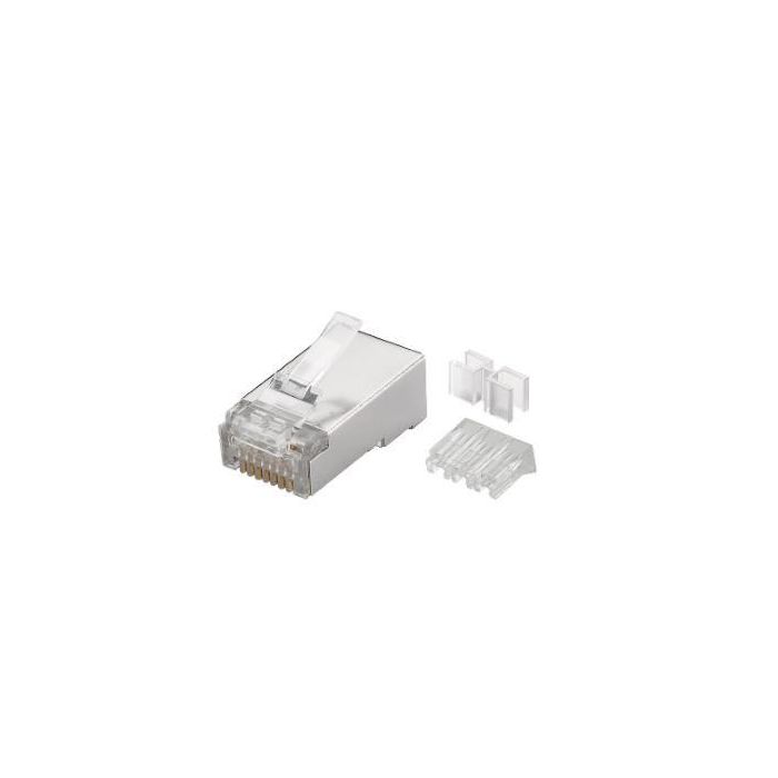 MicroConnect Modular Connector RJ45 Cat6a FTP AWG 27/7 to 24/7 100pcs MicroConnect Modular Connector RJ45 Cat6a FTP AWG 27/7 to 24/7 100pcs