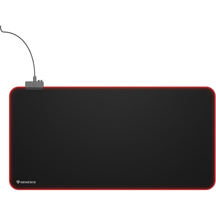 GENESIS Boron 500 XXL RGB Alfombrilla de Ratón Gaming, Negra, con Iluminación LED RGB Multicolor, 800x400mm para Escritorio Completo 16