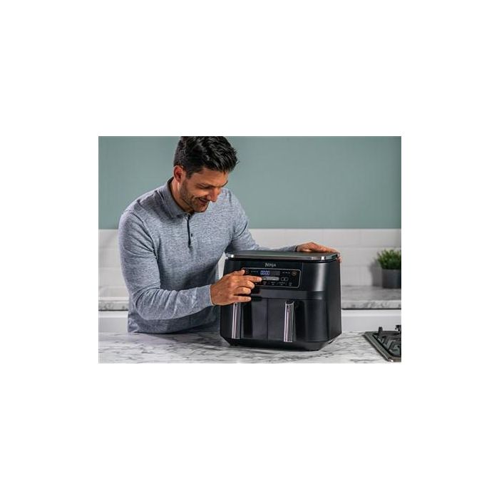 Ninja AF300EU Freidora de Aire 6 en 1 Dual Zone 7.6L, Cocina 2 Alimentos a la Vez, Max Crisp, Asar, Hornear, Deshidratar, Recalentar 19 Ninja AF300EU Freidora de Aire 6 en 1 Dual Zone 7.6L, Cocina 2 Alimentos a la Vez, Max Crisp, Asar, Hornear, Deshidratar, Recalentar 19