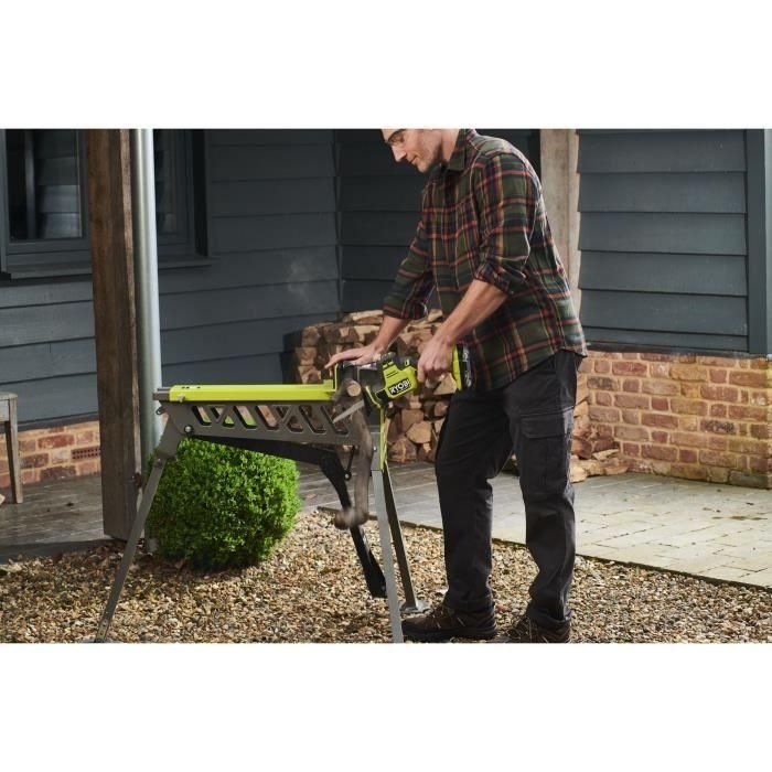 Ryobi AAAOB86319 Sierra Alternativa de Una Mano Sin Escobillas 18V Compacta 0-3000 cpm Recorrido 16mm Madera 90mm 5