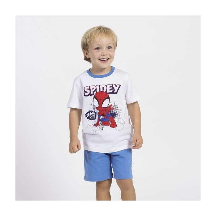Cerdá Conjunto 2 Piezas French Terry Spidey 3 años Blanco 2