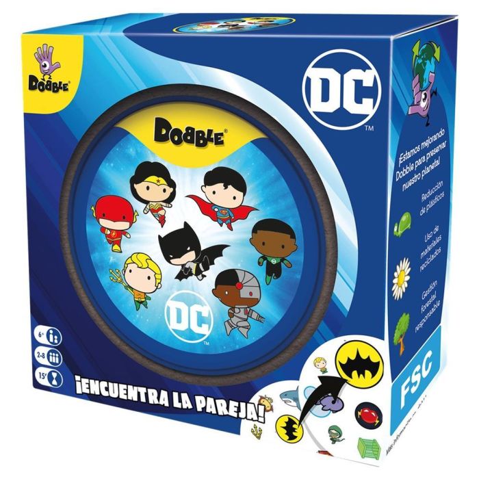 Dobble DOBDCU07ES Juego Mesa DC Universe para 2 a 8 jugadores a partir de 6 años 0 Dobble DOBDCU07ES Juego Mesa DC Universe para 2 a 8 jugadores a partir de 6 años 0