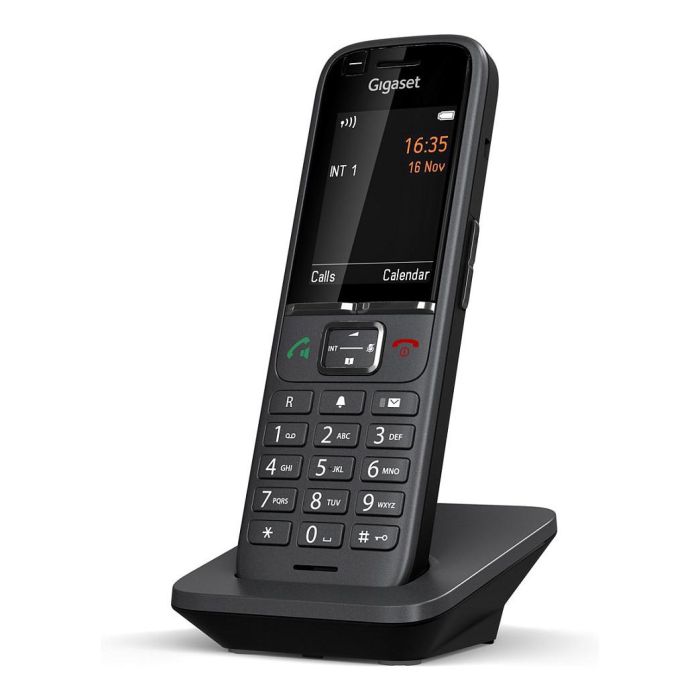 Gigaset S700H Pro Teléfono DECT Inalámbrico con Altavoz, Identificador de Llamadas y Pantalla TFT a Color, Antracita