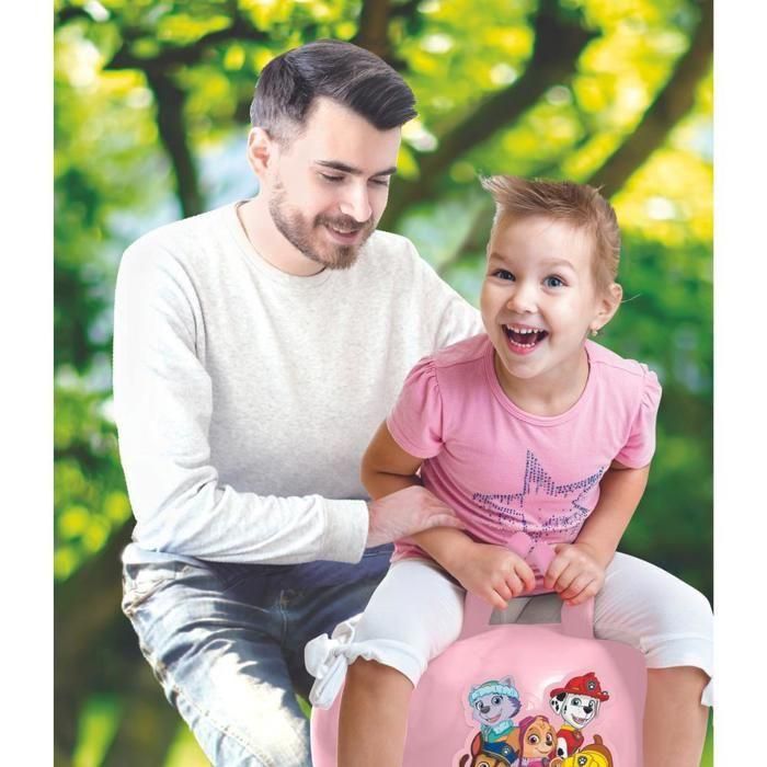 Lexibook AAAAU90929 Pelota Hinchable para Saltar PAW Patrol Rosa 45cm 4