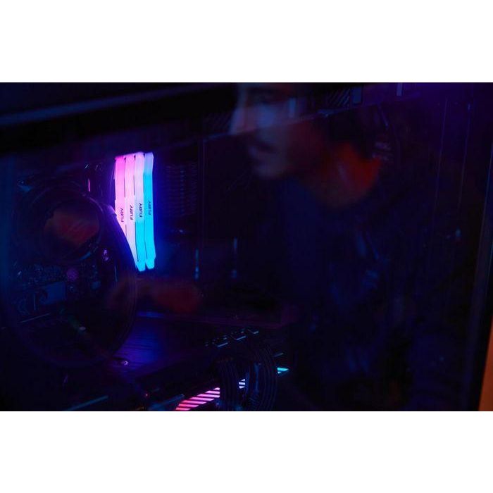 Kingston 32GB 8000MT/s DDR5 CL38 DIMM (Kit of 2) FURY Renegade RGB XMP 13 Kingston 32GB 8000MT/s DDR5 CL38 DIMM (Kit of 2) FURY Renegade RGB XMP 13