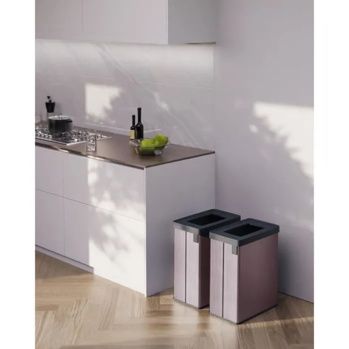 Curver Papelera de Clasificación VERTO 3253924865171 54 L Rosa Perla 1