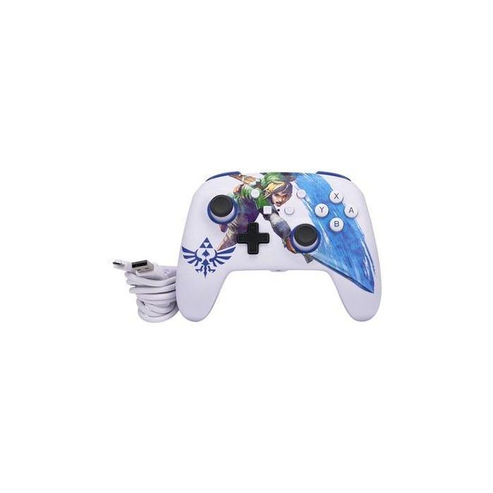 Power A 1526548-01 Mando con Cable Mejorado para Nintendo Switch - Diseño Legend of Zelda Master Sword Attack 2 Power A 1526548-01 Mando con Cable Mejorado para Nintendo Switch - Diseño Legend of Zelda Master Sword Attack 2