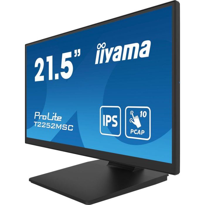 Monitor Iiyama 21,5" Tactil Pcap 10P (T2252MSC-B2) Ips,1920X1080, 250Cd, 1000:1, Hdmi, Dp, 5Ms 3 Monitor Iiyama 21,5" Tactil Pcap 10P (T2252MSC-B2) Ips,1920X1080, 250Cd, 1000:1, Hdmi, Dp, 5Ms 3