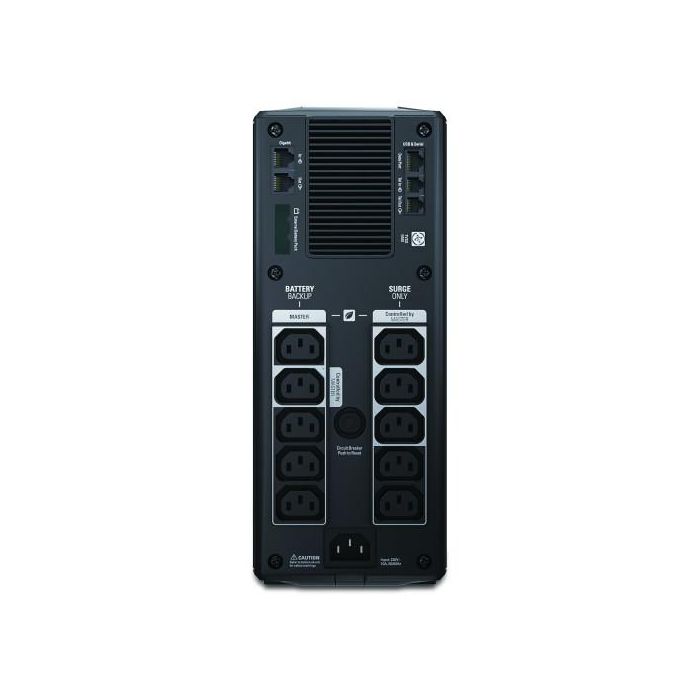 APC Back-UPS Pro 1.5 kVA 865 W Sistema de Alimentación Ininterrumpida (UPS) Línea Interactiva con 10 Salidas AC - BR1500GI 1 APC Back-UPS Pro 1.5 kVA 865 W Sistema de Alimentación Ininterrumpida (UPS) Línea Interactiva con 10 Salidas AC - BR1500GI 1
