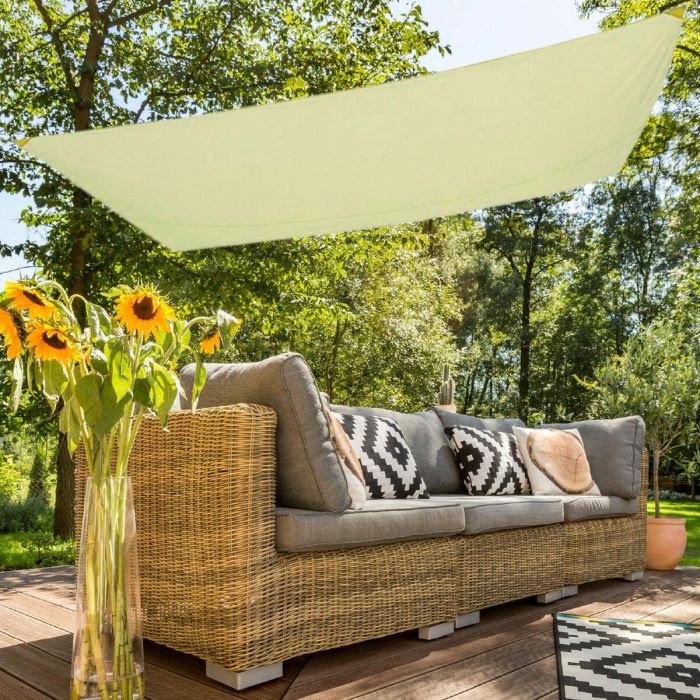 Vela de sombra Aktive Crema 200 x 0,5 x 300 cm Rectangular (6 Unidades) 2 Vela de sombra Aktive Crema 200 x 0,5 x 300 cm Rectangular (6 Unidades) 2