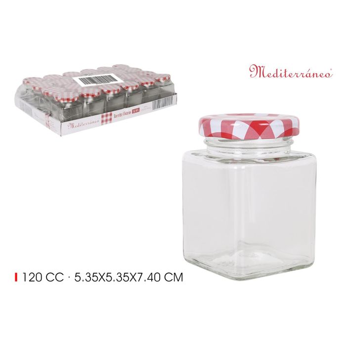 Tarrito de vidrio multiusos 120 cc - Mediterraneo (96 Unidades) Tarrito de vidrio multiusos 120 cc - Mediterraneo (96 Unidades)