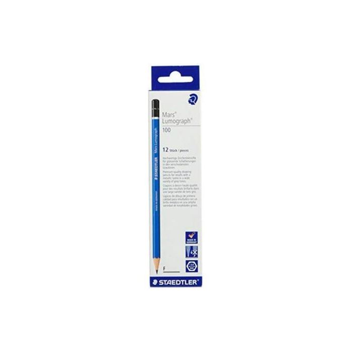 Staedtler Lápiz De Grafito Lumograph 100-F Caja 12 Ud 0 Staedtler Lápiz De Grafito Lumograph 100-F Caja 12 Ud 0