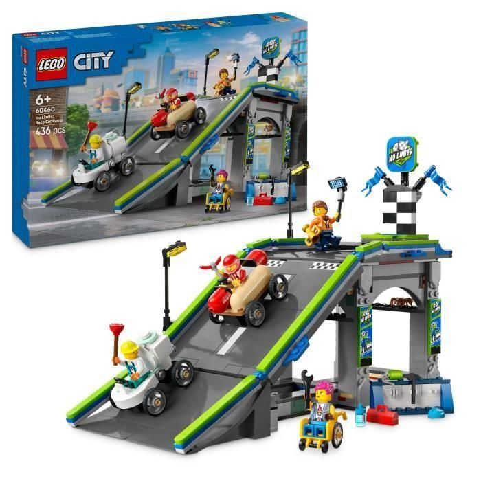 LEGO City 60460 Zero Limits: Race Car Ramp - Juego de construcción para mayores de 6 años LEGO City 60460 Zero Limits: Race Car Ramp - Juego de construcción para mayores de 6 años