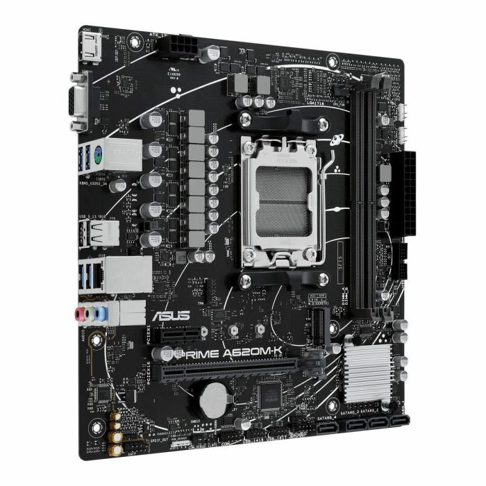 ASUS PRIME A620M-K AMD A620 Zócalo AM5 micro ATX 25 ASUS PRIME A620M-K AMD A620 Zócalo AM5 micro ATX 25