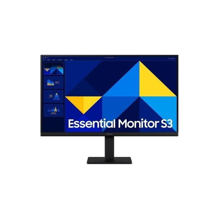 Samsung S3 S24D300GAU Monitor Esencial Profesional 24" FHD IPS 100Hz 5ms Gaming Eye Saver Colores Vivos Negro