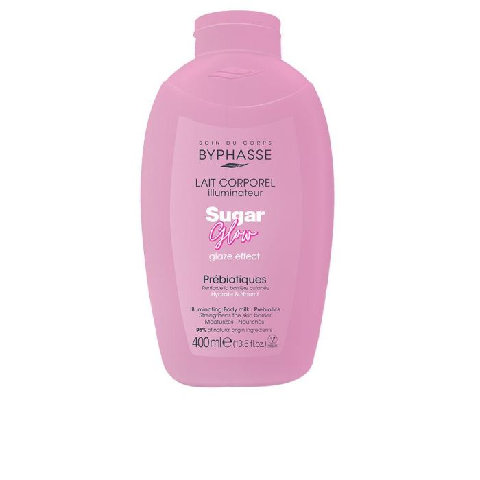 Byphasse Sugar Glow Leche Corporal Iluminadora con Prebióticos 400 ml