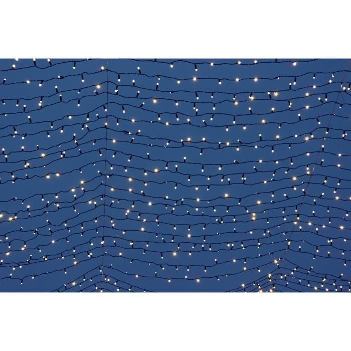 LUMI GARDEN Yogy Guirnalda de luz solar solar - Luz blanca cálida solar - 200 LED - 1700 cm 1 LUMI GARDEN Yogy Guirnalda de luz solar solar - Luz blanca cálida solar - 200 LED - 1700 cm 1