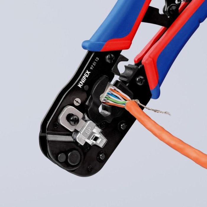 KNIPEX Crimpzange fr Westernstecker 12 KNIPEX Crimpzange fr Westernstecker 12