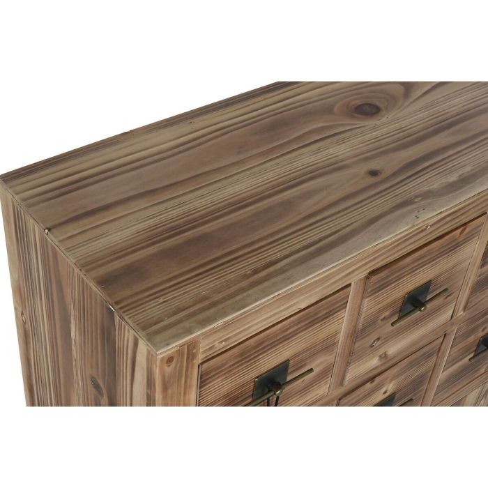 Cajonera Home ESPRIT Negro Natural Abeto Madera MDF Oriental 63 x 27 x 101 cm 5