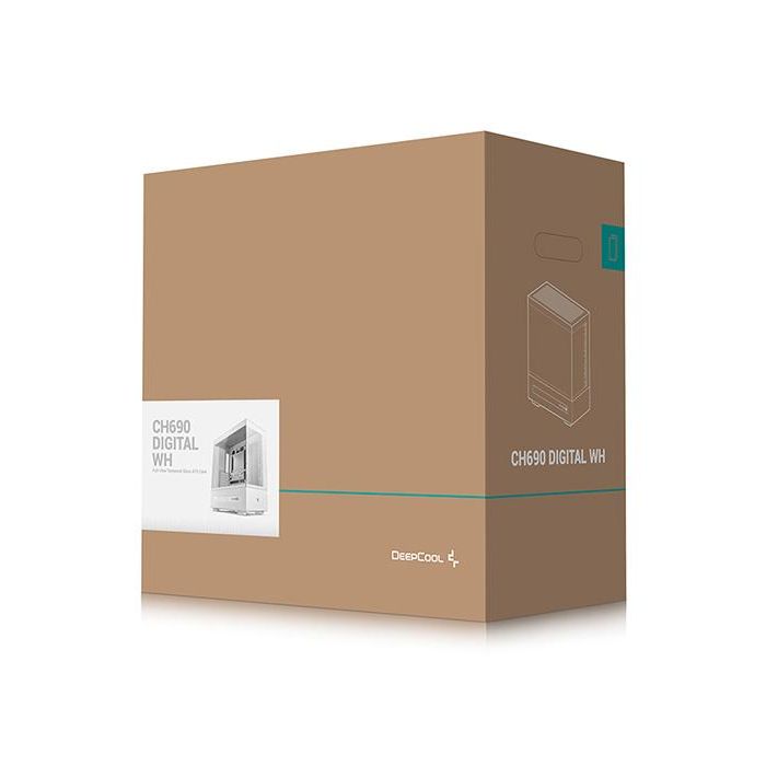 Deepcool CH690 Caja Gaming Torre Blanca con Pantalla LCD, ATX 5 Deepcool CH690 Caja Gaming Torre Blanca con Pantalla LCD, ATX 5