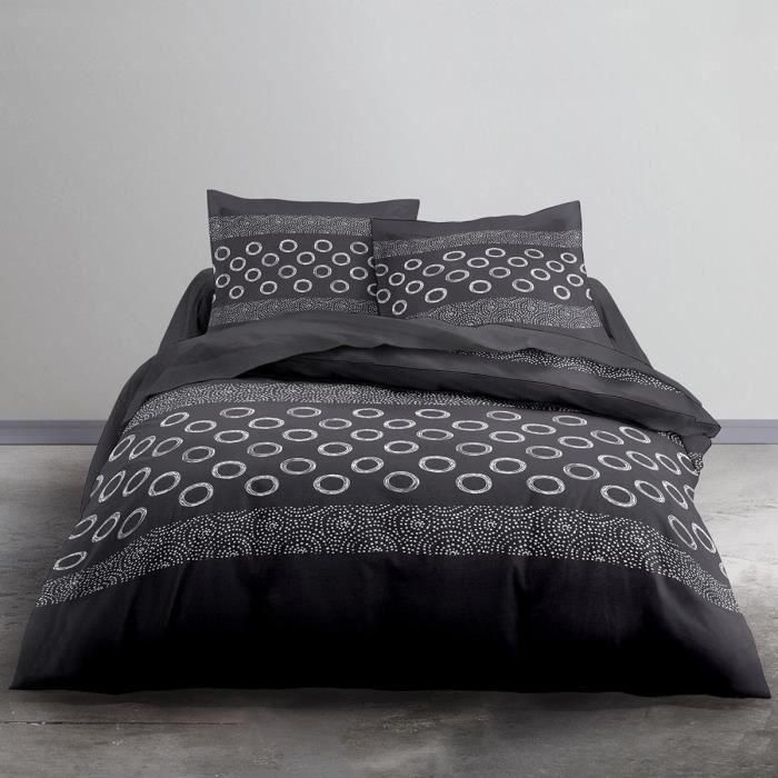 Today Juego de Cama 1 Persona 100% Algodón 57 Hilos - 140x200 cm Funda Nórdica + Almohada - Gael Grey Print 2 Today Juego de Cama 1 Persona 100% Algodón 57 Hilos - 140x200 cm Funda Nórdica + Almohada - Gael Grey Print 2