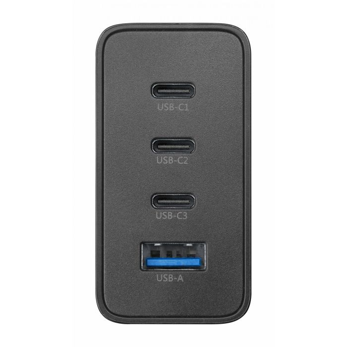 Cellularline Multipower Nano 100W Reiselader 4 Port GaN Black 1 Cellularline Multipower Nano 100W Reiselader 4 Port GaN Black 1