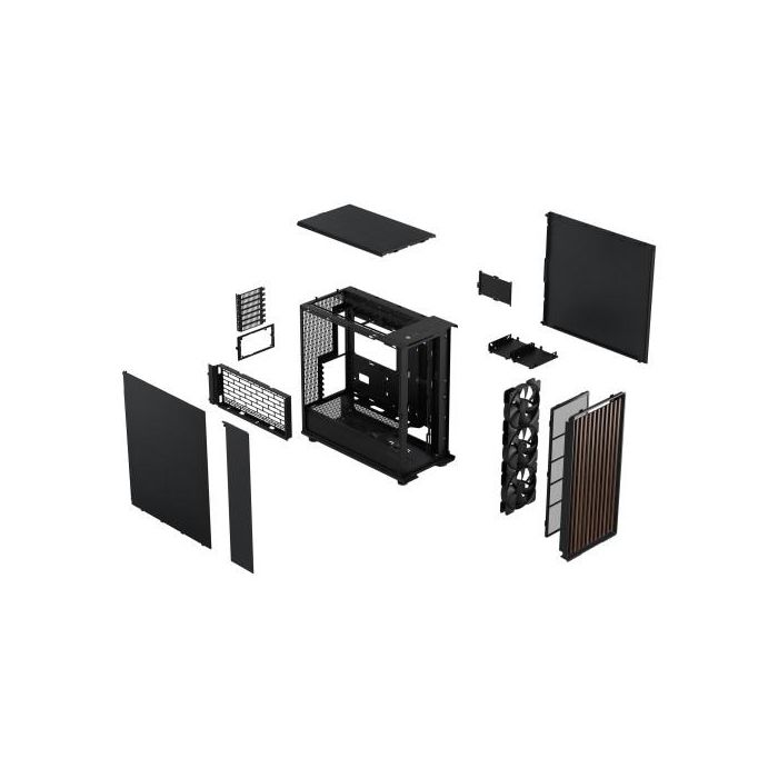 Fractal Design FD-C-NOR1X-01 carcasa de ordenador Midi Tower Negro, Carbón vegetal 19 Fractal Design FD-C-NOR1X-01 carcasa de ordenador Midi Tower Negro, Carbón vegetal 19