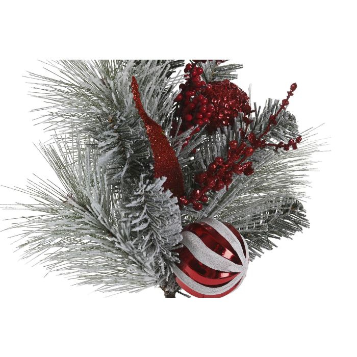 Rama Navidad Tradicional DKD Home Decor Blanco Rojo 12 x 56 x 25 cm (6 Unidades) 2 Rama Navidad Tradicional DKD Home Decor Blanco Rojo 12 x 56 x 25 cm (6 Unidades) 2
