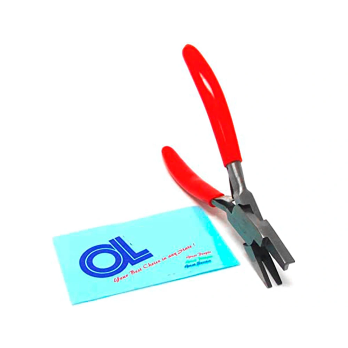 Q-connect Alicate para Espiral Metálico con Mango de Caucho y Doblez de Terminación, Longitud 13 cm 3