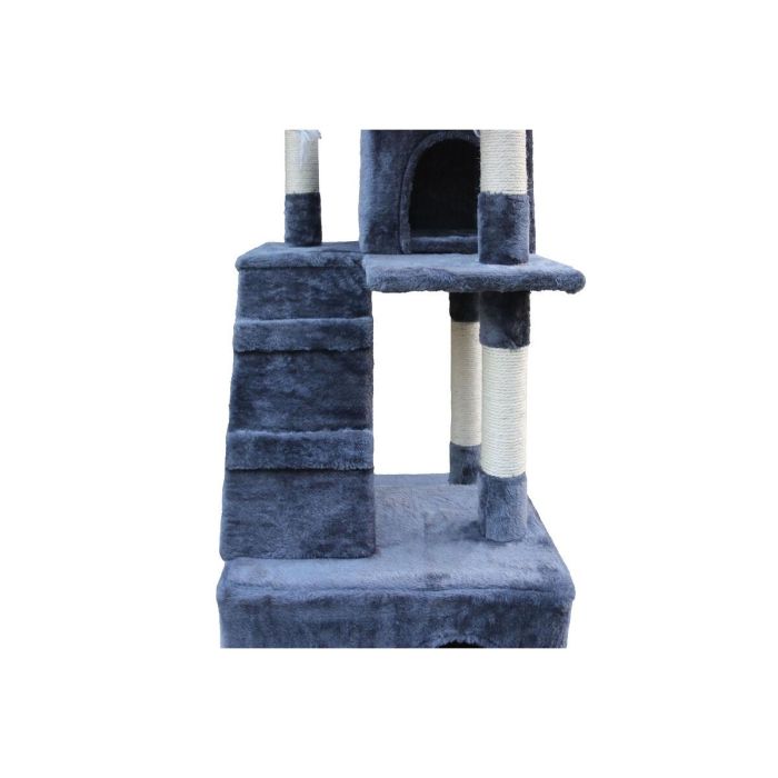 Árbol rascador para gatos Gloria Nilo Gris Poliéster Madera Papel Plástico Sisal 7,5 cm 5 Árbol rascador para gatos Gloria Nilo Gris Poliéster Madera Papel Plástico Sisal 7,5 cm 5