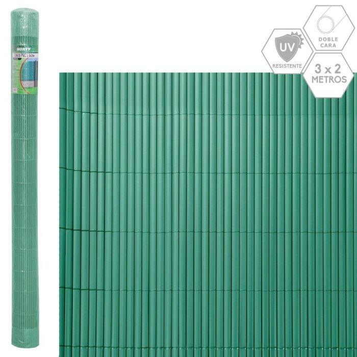 Valla de Jardín Verde PVC 1 x 300 x 200 cm Valla de Jardín Verde PVC 1 x 300 x 200 cm