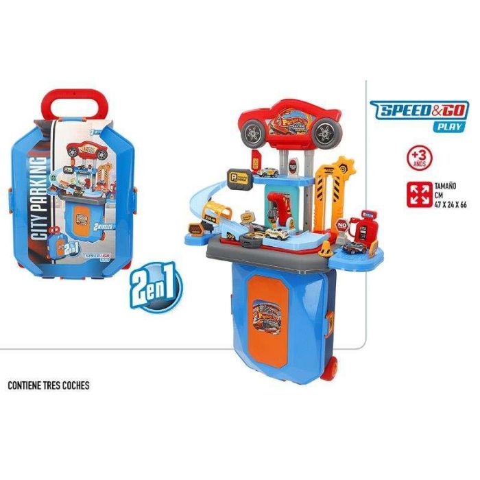 Maletin trolley herramientas speed&go garaje. 47x24x66 cm. 1