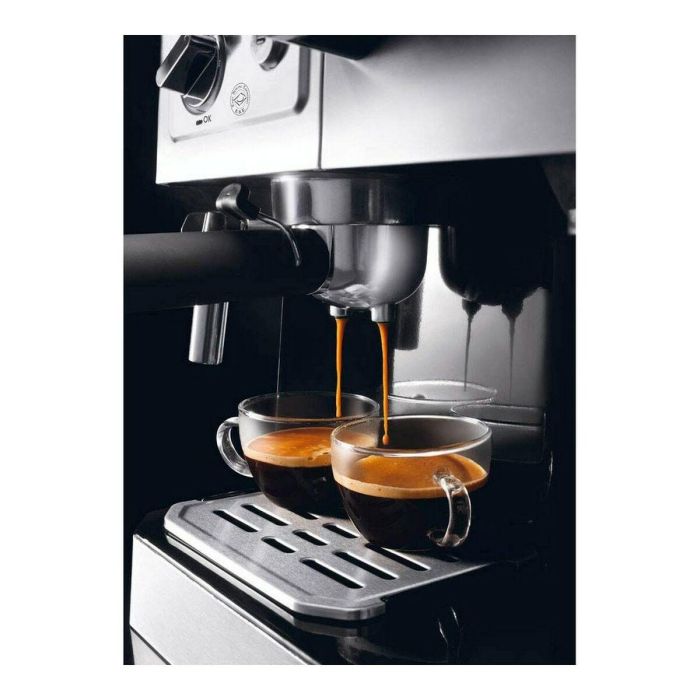 Delonghi BCO421.S Cafetera Espresso Combinada 15 Bar con Portafiltros ESE y Depósito 1L Acero Inoxidable 2 Delonghi BCO421.S Cafetera Espresso Combinada 15 Bar con Portafiltros ESE y Depósito 1L Acero Inoxidable 2