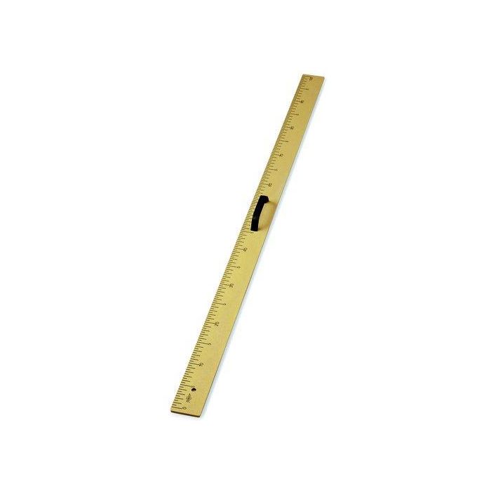 Faibo Regla para encerado imitación madera 100 cm