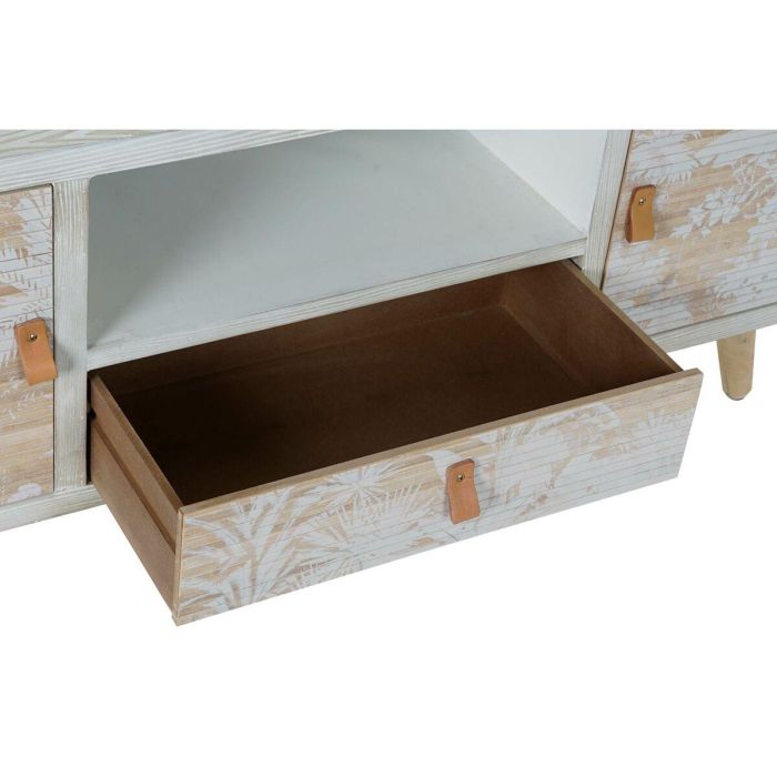 Mueble Tv Tropical DKD Home Decor Blanco 40 x 51 x 140 cm 1 Mueble Tv Tropical DKD Home Decor Blanco 40 x 51 x 140 cm 1