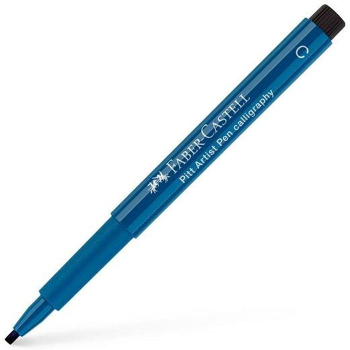 Rotuladores Faber-Castell Pitt Artist Pen C Caligrafía Azul oscuro (10 Unidades) 1