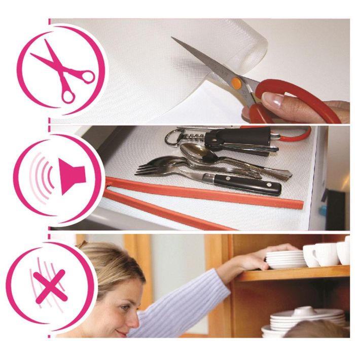 Je cherche une Idee Rollo Antideslizante 120x45 cm, Film Protector para Armarios y Cajones, Evita Rayaduras 1